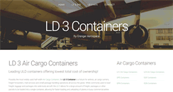 Desktop Screenshot of ld3containers.com